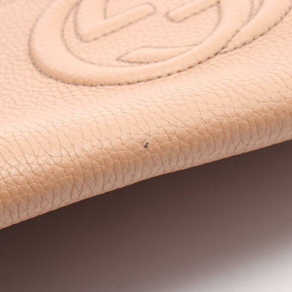 Gucci Soho Interlocking GG Shoulder Bag Leather Brown - Picture 5 of 5